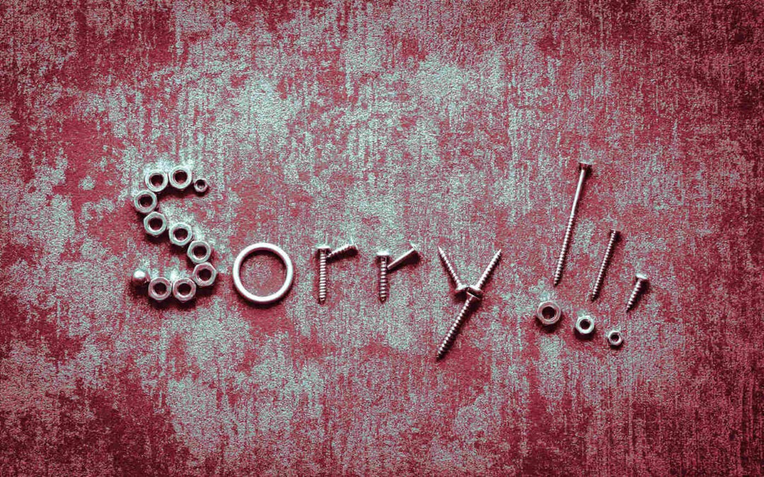 Sorry: Die Kunst des richtigen Entschuldigens